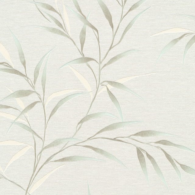 Vliestapete - Fashion For Walls 5 - Taupe Türkis Creme Bäume Blätter Gmk Erismann - 1052818