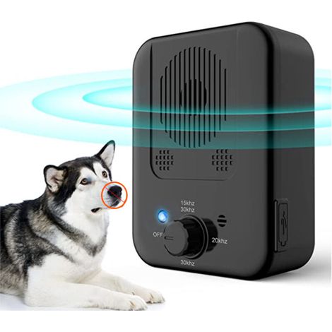 Pet Supplies Répulseur À Ultrasons Pour Chiens - Modèle Rechargeable, 12cm6.5cm9cm, 15khz-30khz, 1pc