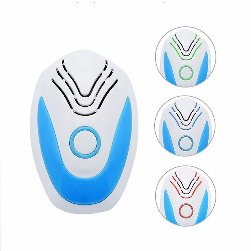 (light Blue) Ultrasonic Insect Repeller, 2 Pack Mouse Repellent, Safe For Humans, Insect Repeller, Repellent For Mice, Cockroaches, Ants, Mosquito