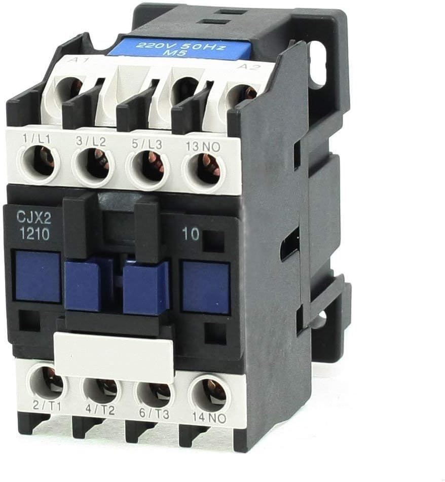 Cjx2-1210 220v 25a 50/60hz Coil Motor Ac Contactor 3 Poles Normally Open