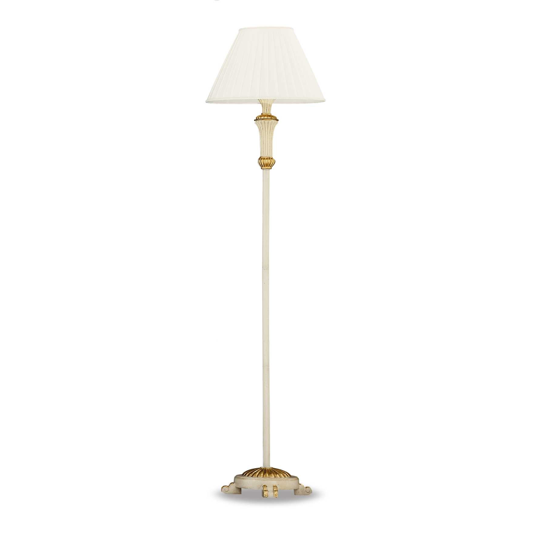 Firenze - 1 Leuchte Stehlampe Gold, Elfenbein, E27 - Ideal Lux