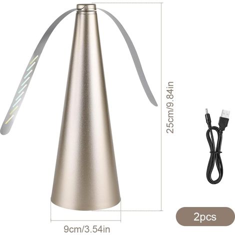 Table Fly Fans,portable Usb Rechargeable Table Silent Mosquito Repellent Fan,répulsif À Mouches Et Moustiques Pour Terrasses, Restaurants, Extérieur Et Intérieur