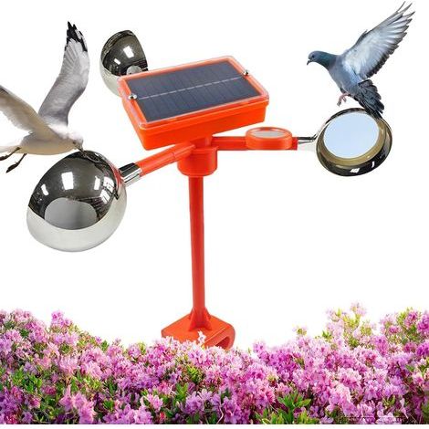 Solar Bird Repeller - Rotating Device, Pigeon Controller For Warehouse Lawn, Solar Powered Trap With 360 Degree Coverage, Outdoor Supplies, Garden Repeller For Yard And Patio