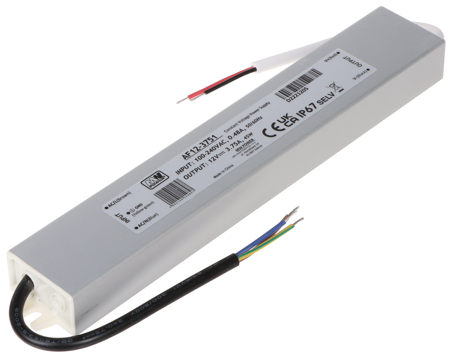 Schaltnetzteil Af12-3751 Mw Leistung