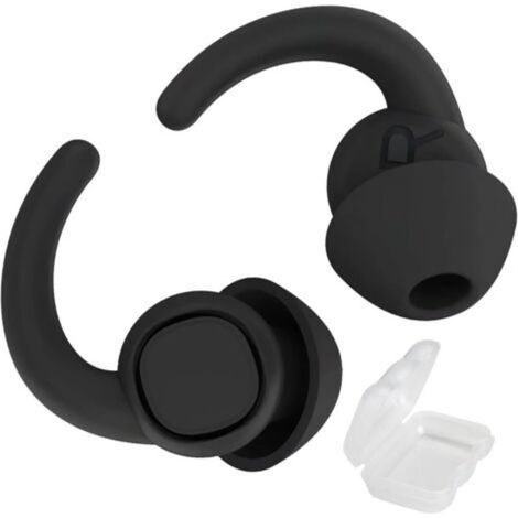 Bardusch Bouchons D’oreilles Pour Dormir Anti-bruit De 36 Db, Ear Plugs En Silicone Réutilisable Et Lavable, Matériau Doux Pour La Peau, Confortable À Porter, Pour Protection Auditive