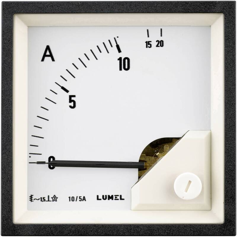 [neuwertig] B-ware Lumel Einbaumessgerät Messgerät Voltmeter Dreheisen Analog 72x72 Mm Ea17 500v