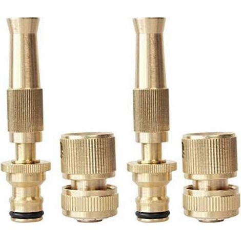 Faucet Hose Nozzle,adjustable Twist Hose Nozzle With Quick Connector,nozzles For Garden Hoses,car W