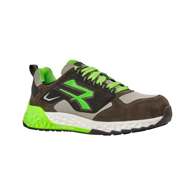 U-power Brand Esd S1ps Hi Hro Fo Sr Sicherheitsschuhe - 39 Eu - Schwarz / Grün