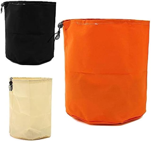Set Mit 3 Staubschutzhüllen Mit Kordelzug, Entwickelt Zum Schutz Von Motoren Für Garten-freischneider Und Hochentaster (orange)