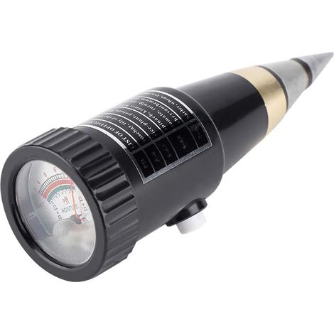 Rge Testeur De Sol Mètre Haute Précision Humidimètre De Sol Ph,mètre Tenu Dans La Main De Jardin Détecteur De L'Humidité Ph 3-8 Humidité 10-80% Détecteur Pour Jardin Plantes Pelouse Agriculture Intéri