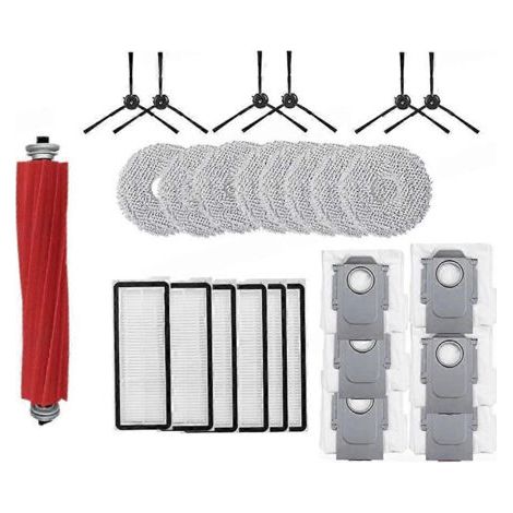 Accessoires Pour Aspirateurs Robots Roborock Qrevo Pro / Qrevo Maxv / Qrevo S : Filtre Hepa Pour La Serpillière, Brosse Latérale Principale, Pièces Détachées.