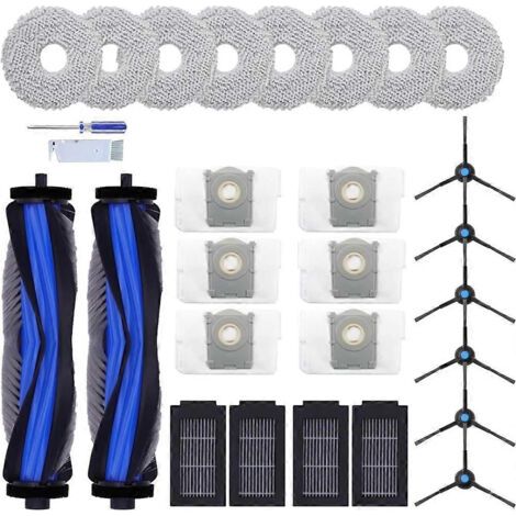 Kit D'Accessoires De 16 Pièces Compatible Avec Les Aspirateurs Ecovacs Deebot T50 Max/t50 Pro/t50 Omni/t50 Pro Omni/t50 Max Pro