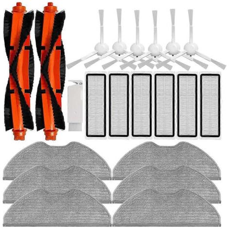 Kit D'Accessoires Pour Aspirateur Robot Xiaomi S40c, E101, Pièces De Rechange Pour Accessoires De Nettoyage
