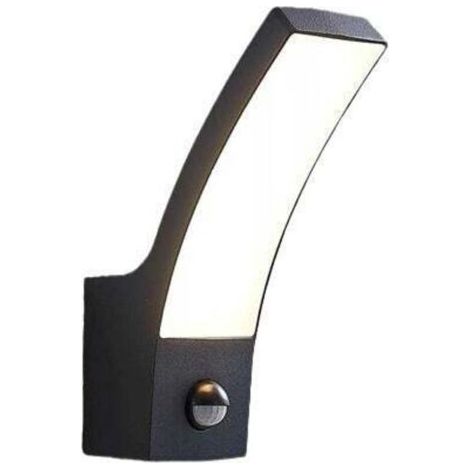 Luminaire De Façade Led Avec Détecteur De Mouvement 140° Pir, 15w, 1000lm, Capteur Crépusculaire, Ip54 - Pour Extérieur, Applique Murale, Éclairage Ex