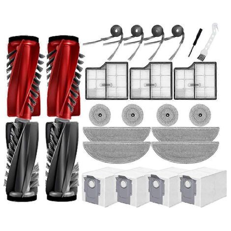 Pièces Détachées Pour Aspirateur Roborock Saros 10 : Brosse Principale, Lingette De Nettoyage Et Sac À Poussière De Rechange