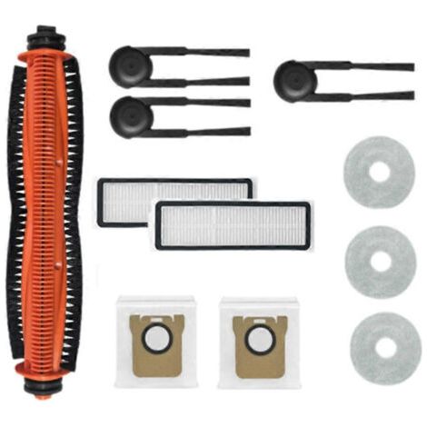 11 Accessoires Pour Aspirateur Xiaomi Mijia M40s/ov31cn : Rouleau Principal, Brosse Latérale, Filtre Hepa, Chiffon De Nettoyage Et Sacs À Poussière.