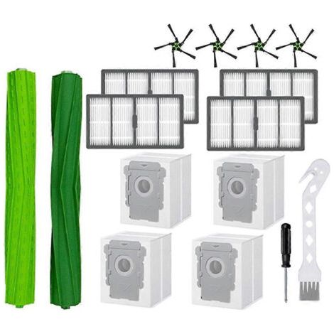 Pièces Détachées Pour Aspirateur Robot Irobot Roomba S9 9150 S9+ Plus : Rouleau Principal, Brosse Latérale, Filtre Hepa, Sac À Poussière Et Accessoires