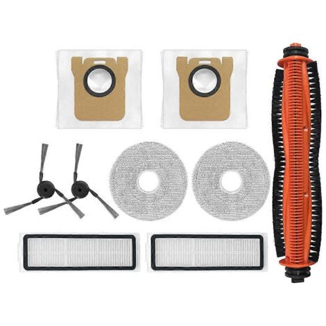 Pièces Pour Aspirateur Xiaomi Mijia 5 Pro / Ov21cn : Brosse Principale, Brosse Latérale, Filtre Hepa, Chiffon De Nettoyage Et Sac À Poussière.