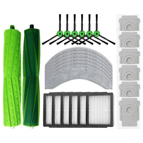 Accessoires Pour Sac À Poussière, Tambour Et Brosse Latérale Pour Aspirateur Robot Irobot Roomba Combo J7+/roomba Combo J9+
