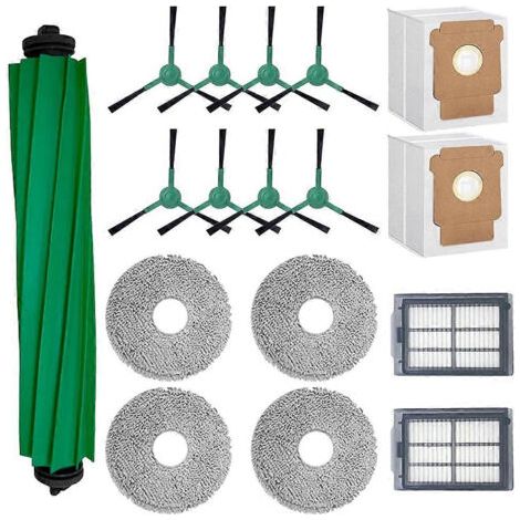 Pièce De Rechange Pour Aspirateur Robot Irobot Roomba Plus 405 Combo/505 Combo : Brosse Principale, Filtre De Nettoyage Et Sac À Poussière