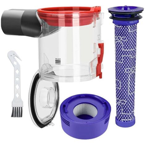Remplacement Du Bac À Poussière Et Du Filtre Pour Aspirateur Traîneau V7 V8 Sv10 Sv11 : Préfiltre, Postfiltre