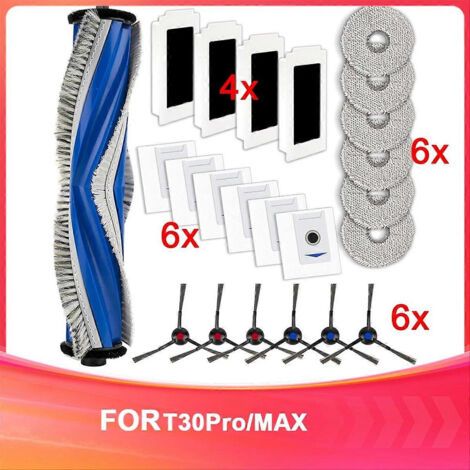 Lot De 23 Pièces De Rechange Pour Aspirateur Robot Ecovacs Deebot T30 Omni/t30 Pro Omni/yeedi M12 Pro+