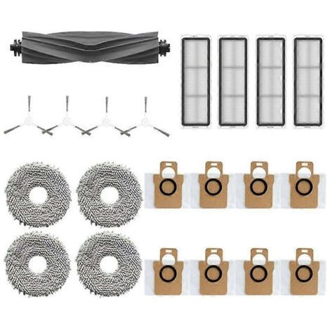 Pièces Détachées Pour Aspirateur Robot Bot L10s Pro Et L10s Ultra : Brosse Latérale En Caoutchouc, Filtre, Chiffon De Nettoyage.