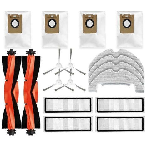 Pièces De Rechange Et Accessoires Pour Aspirateurs Robots Dreame Bot D10 Plus, Z10 Pro Et L10 Plus : Brosse Principale, Filtre Hepa Et Serpillière.