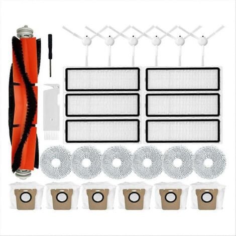 Filtre Hepa Pour Brosse Latérale Principale Et Serpillière C Pour Aspirateur Robot Xiaomi X10+ / B101cn / Dreame L10s Ultra / S10 Pro
