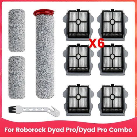 Brosse Rotative Et Filtre Hepa Pour Aspirateur Eau Et Poussière Roborock Dyad Pro/dyad Pro Combo (pièces De Rechange)