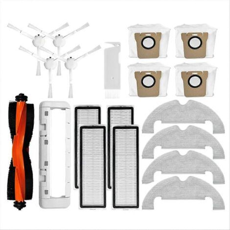 Pour Aspirateur Robot Xiaomi X10 : Brosse Latérale Principale, Filtre Hepa, Lingette De Nettoyage, Sac À Poussière De Rechange