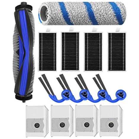 Accessoires Et Pièces Détachées Pour Ecovacs Deeboot X11 Omnicyclone / X11 Pro Omni : Brosse Latérale Principale, Filtre Hepa, Rouleau De Nettoyage.