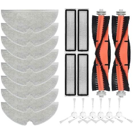 Pièces Détachées Et Consommables Pour Aspirateurs Robots Dreame D9, D9 Max Et L10 Pro : Brosse Principale, Filtre Hepa Et Lingettes De Nettoyage.