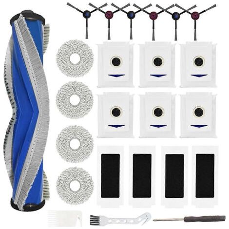 Pour Aspirateur Robot Ecovacs Deebot T30 Pro Omni / T30 Omni : Brosse Latérale Principale, Filtre Hepa, Serpillière, Bouchon