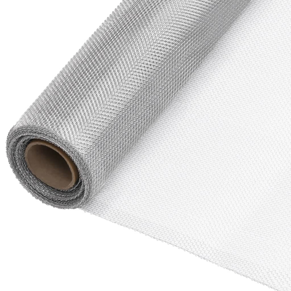 Fliegengitter Aluminium 60x2000 Cm Silbern