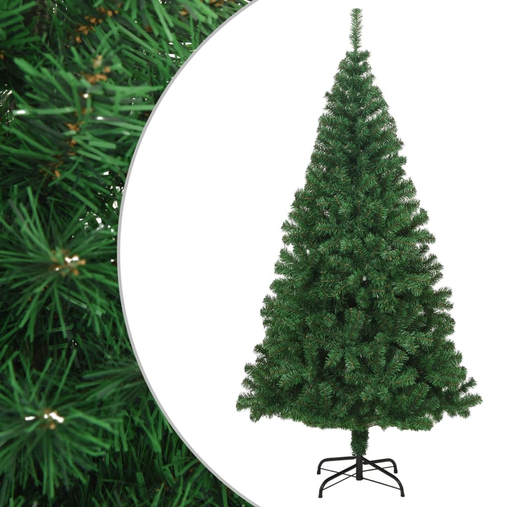 Künstlicher Weihnachtsbaum Mit Dicken Zweigen Grün 180 Cm Pvc