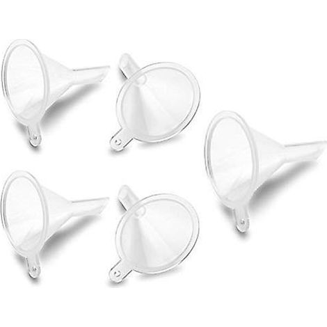 Mini Funnel 5-pack For Lab Bottles, Sand Art, Perfumes, Spices, Essential Oils And Hobby Activities