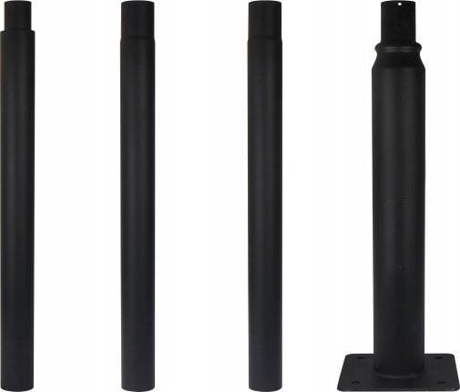 Signal Beleuchtungs-pfosten Modern Schwarz Höhe 4 Meter
