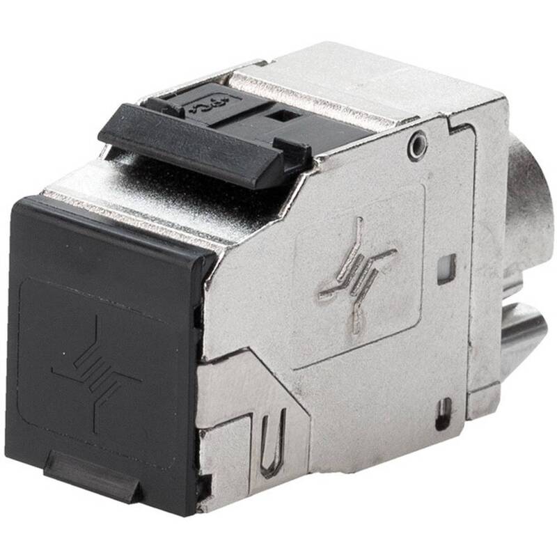 [gebraucht] B-ware Telegärtner Rj45 Steckverbinder Buchse Netzwerkadapter Cat 8.1 Metall 8p8c