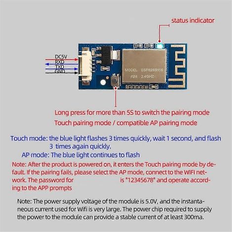 Esp8285h16 Wifi Module Mobile Phone App Smart Home Remote Controller By Power System To Controls Pow