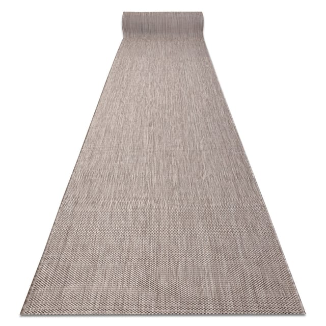 Läufer Sisal Sion Melange Flach Gewebt Beige 80cm Beige 80x100 Cm