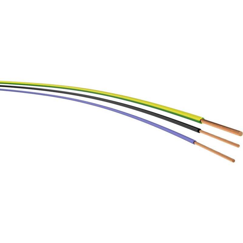 [neuwertig] B-ware Aderleitung Installationsleitung Ver H07v-k Kupferleiter Hellblau 1x1.50mm² 100m