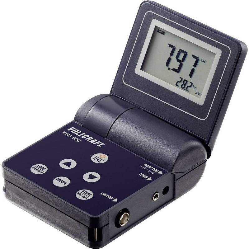 [neuwertig] B-ware Voltcraft Kombi-messgerät Kbm-600 Ph Wert Redox Orp Temperatur Lcd Display