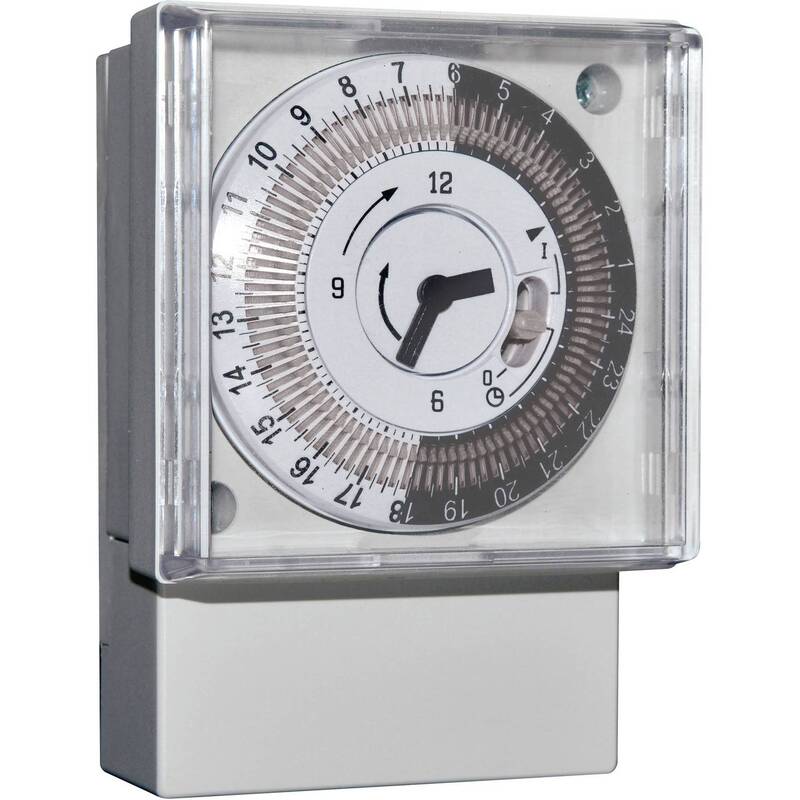 [neuwertig] B-ware Wallair 1io0017 3500 W Ip30 Zeitschaltuhr Analog Zeit-schaltuhr Uhr Tischuhr