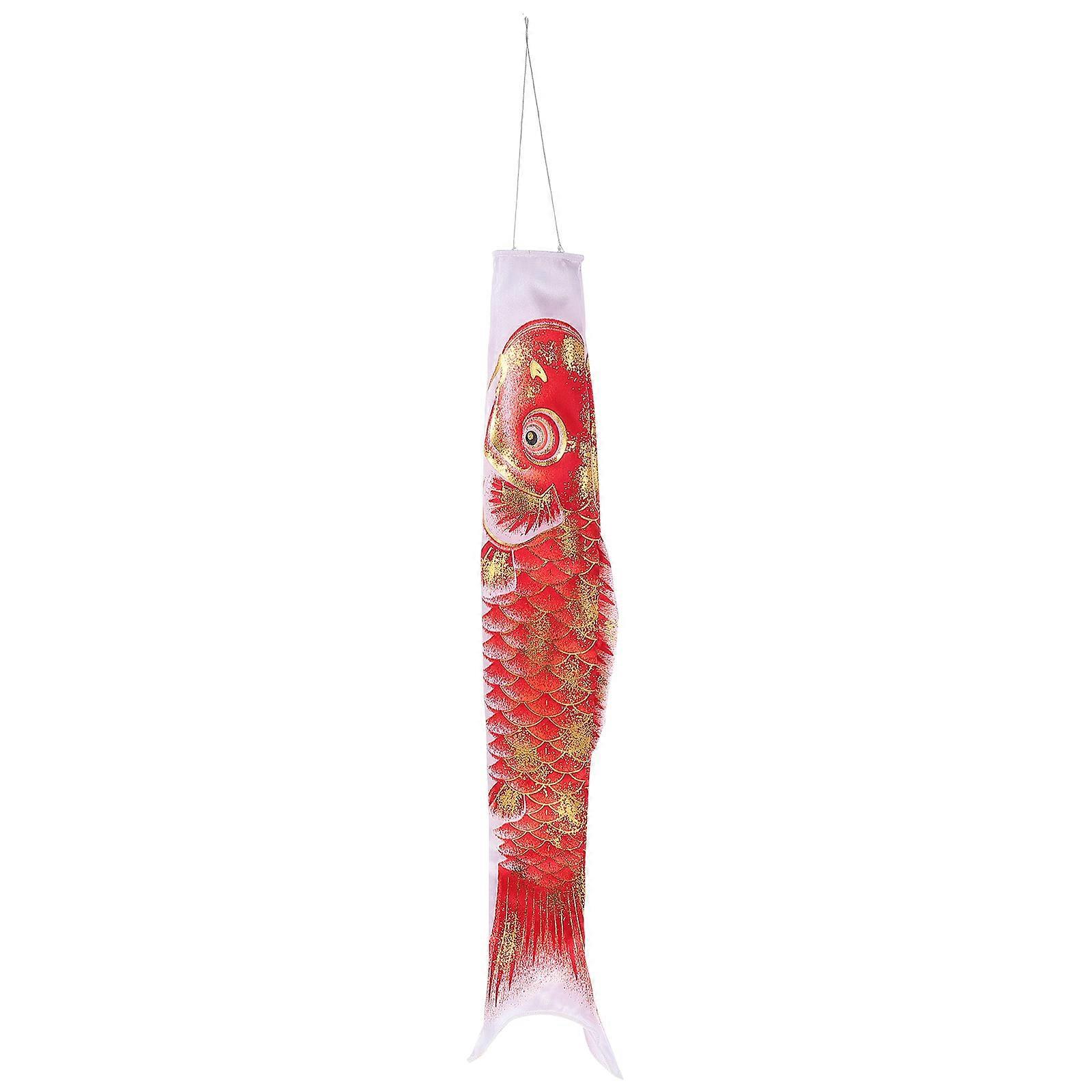 Festliche Karpfen-dekorations-windfahne, Kreative Garten-hänge-windfahne-50cm-red