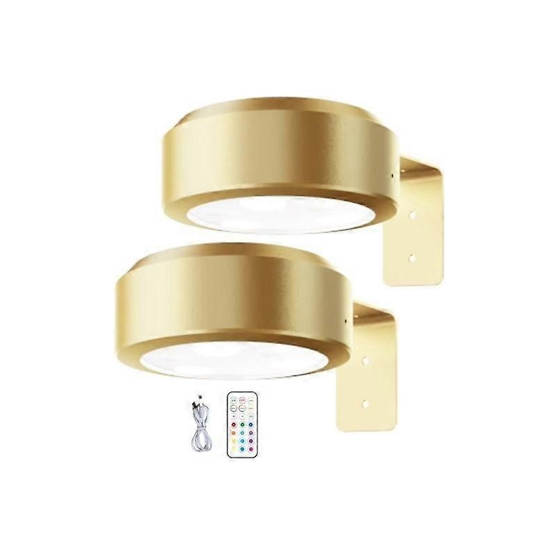 Kabellose-wandleuchte-fur-bilder-mit-fernbedienung-einstellbarer-helligkeit-batteriebetrieben-13-farbige-rgb-beleuchtung-perfect-gold-2er-set-215239393
