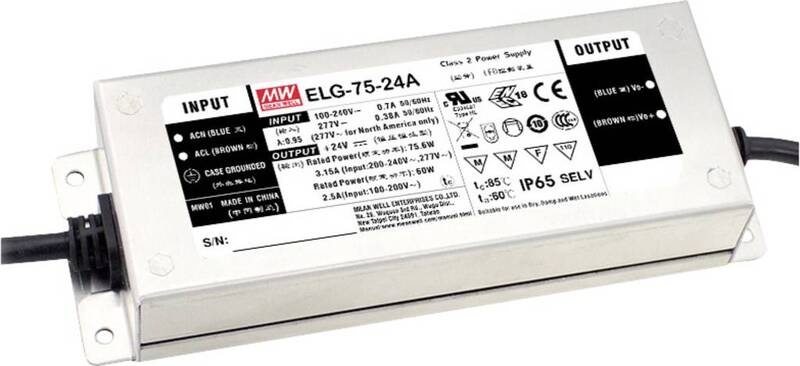 [gebraucht] B-ware Mean Well Elg-75-12da-3y Led-treiber Konstantspannung Konstantstrom 60.0 W 5 A