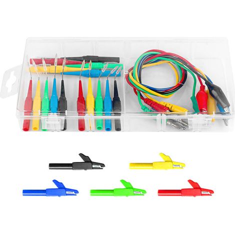 Jeffergarden Kit Complet De Test De Circuits Automobiles (25 Pièces) Pour Un Diagnostic Efficace : Câble De Test Pour L'Inspection Du Câblage Automobile
