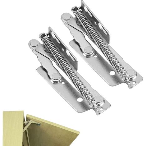 2 Pièces Lid Support Hinge Heavy Duty, Charnière Banc D'Angle Coffre, Pour Canapé Pliant, Lit Couvercle, Accessoires De Meubles, Rangement Meubles