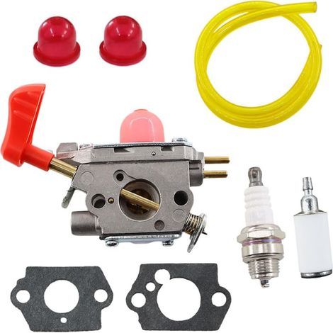 Carburetor For Husqvarna Gbv345 Leaf Blower Poulan Bvm200fe Petrol Blower Replacement 545081857 Zama C1u-w43 Carburetor
